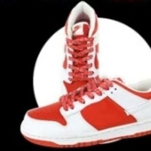 Red Bandana Shoe Laces 120cm.